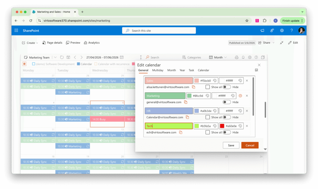Step 3 — Assign a color per data source