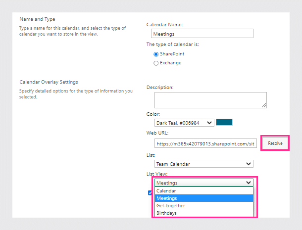 Choose the required view and select your color for that view.