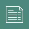 Document icon with lines representing text content
