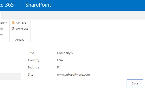 Insert link to lookup view form in any email alert