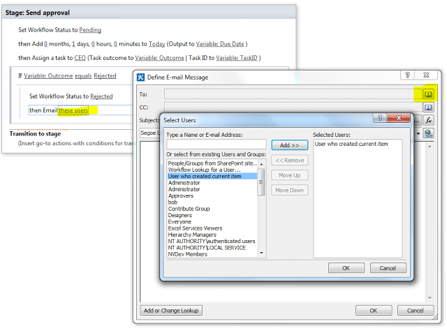 how to create a workflow in sharepoint 2013