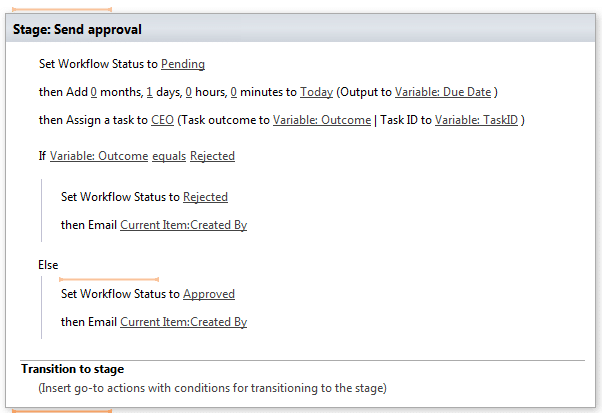 sharepoint 2013 approval workflow