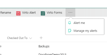 modify SharePoint alerts