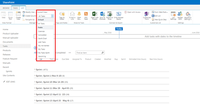 sharepoint task management