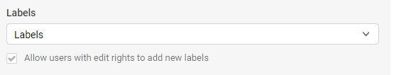 labels