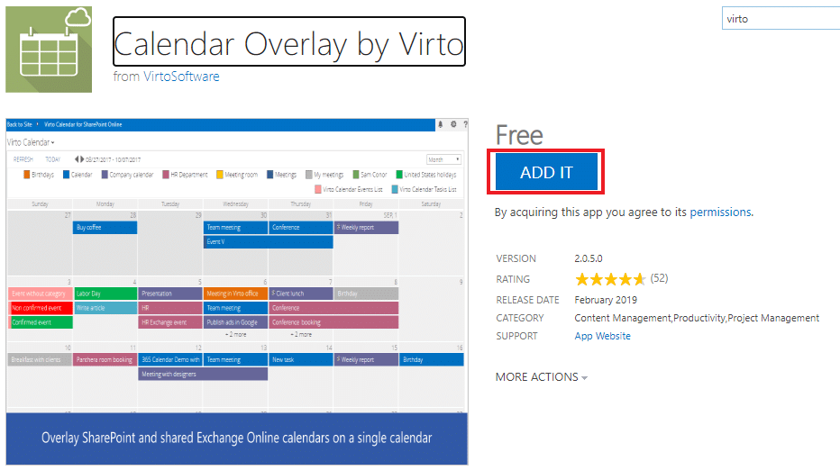 calendar overlay pro by virto
