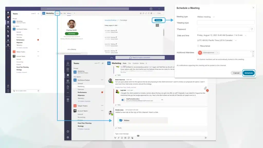 webex for MS Teams