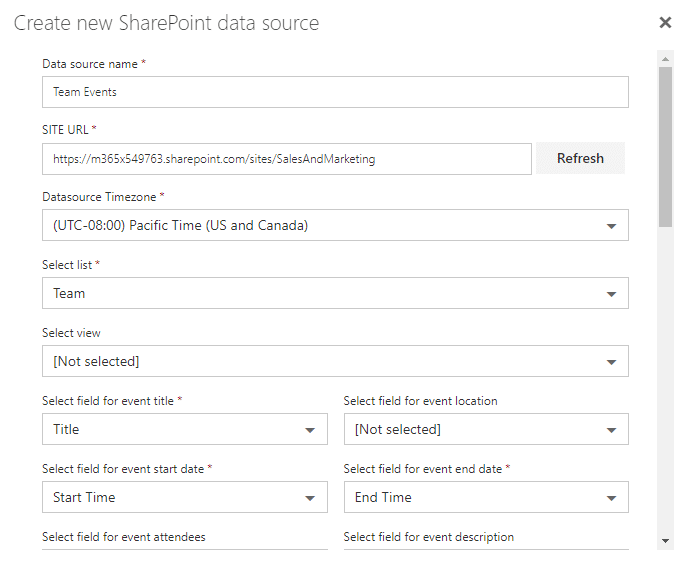 Add new data source