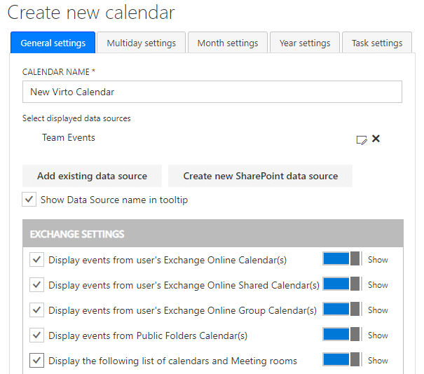 Overlay Exchange Calendar
