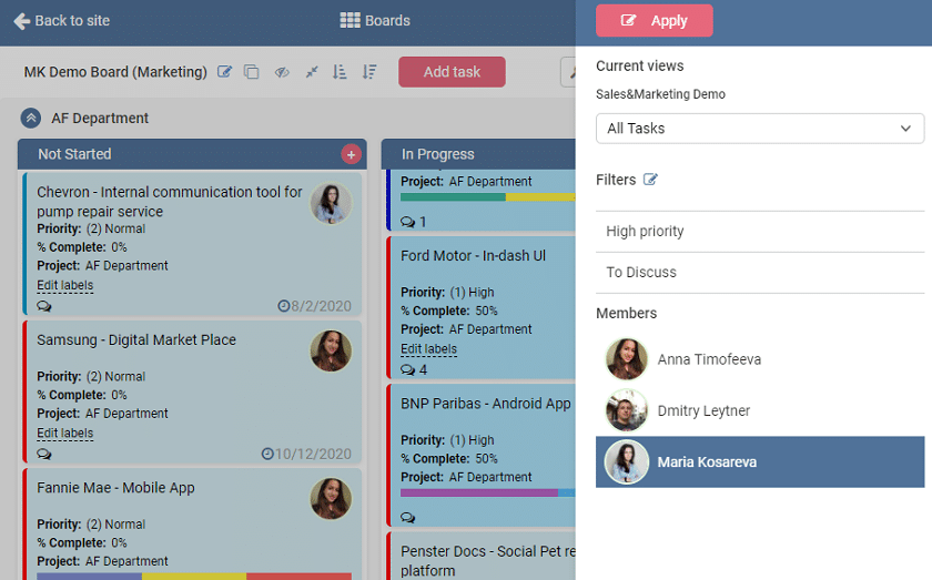 Virto Kanban Board pro