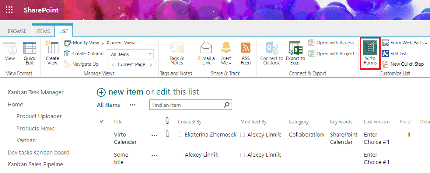SharePoint Forms Designer