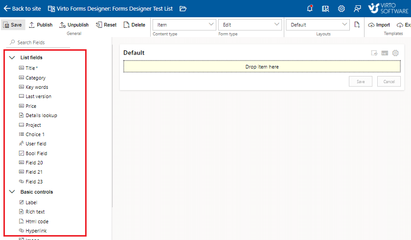 SharePoint Forms Designer tutorial