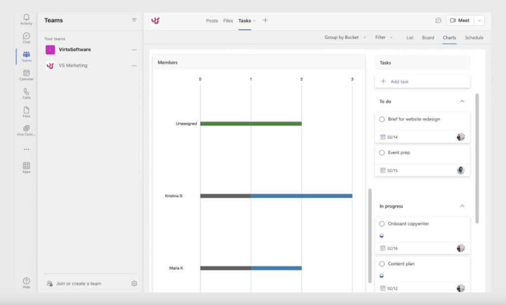 Gantt chart in Teams Planner-3