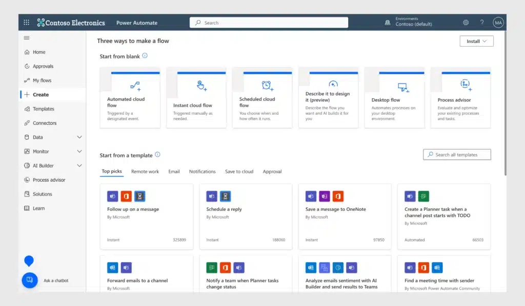 workflows power automate