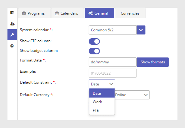 Add constraints