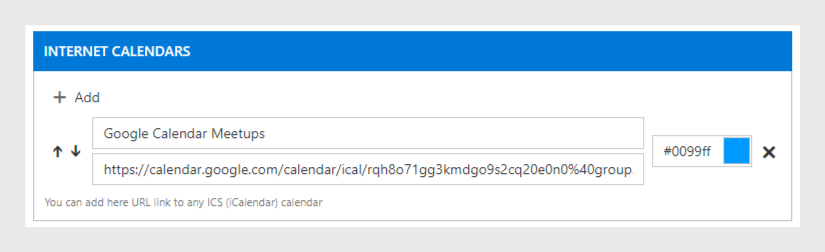 Add Google Calendar