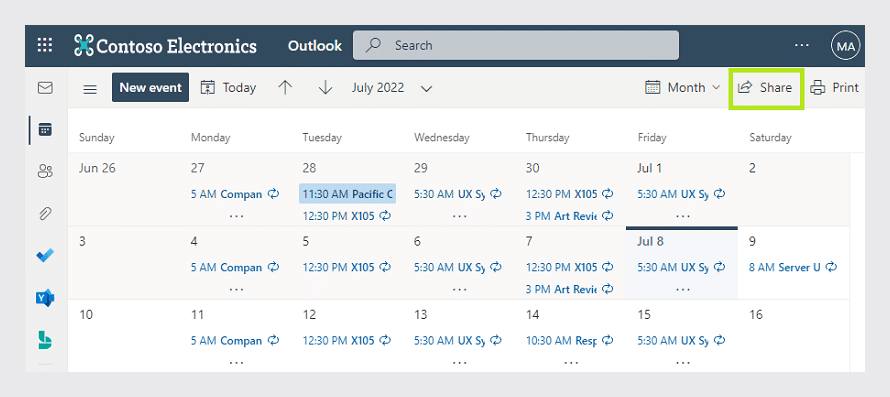 Add O365 Calendar