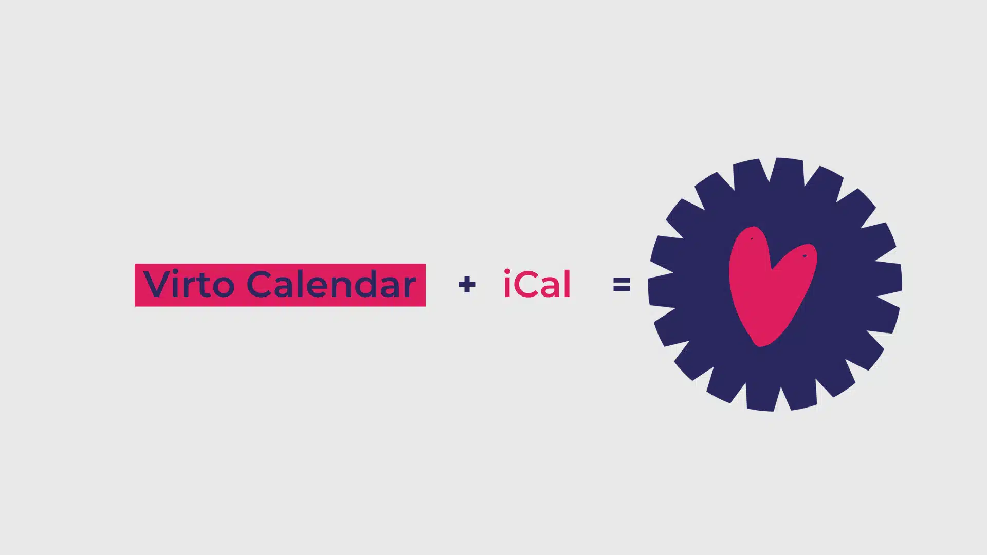 Virto Calendar App: Use iCal Feeds for Your Calendar