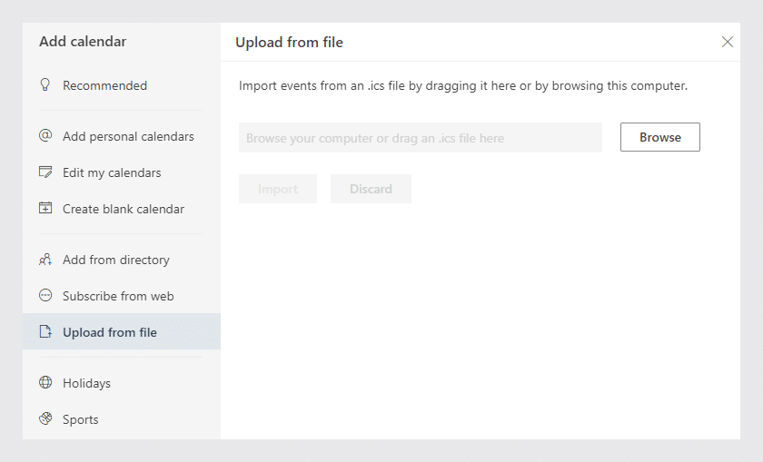 Syncing Microsoft Exchange calendar with ICS calendar