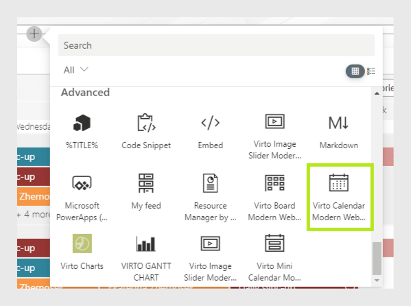Add modern web part