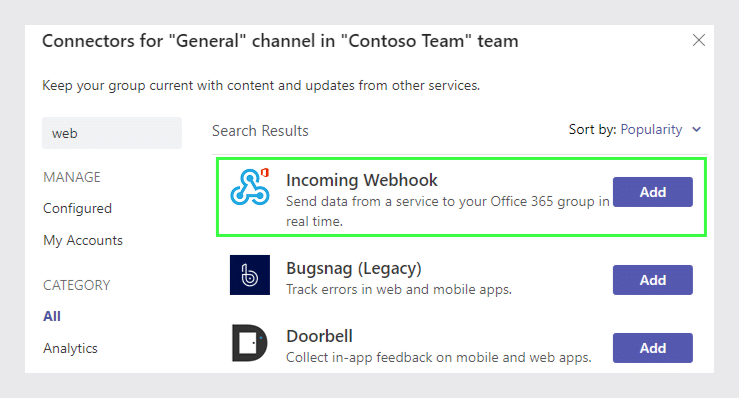 Click Add