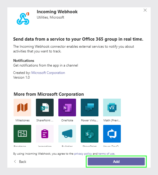 Click Add