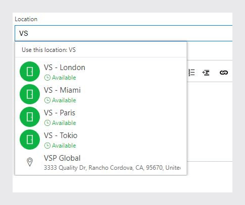 Calendar Web Part Location Field