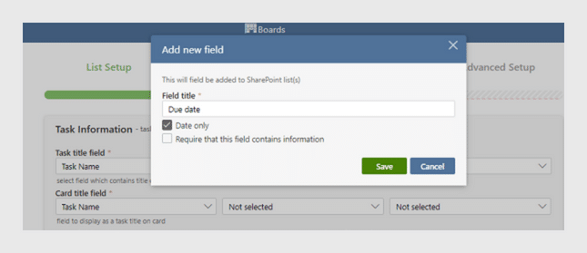 Add required field