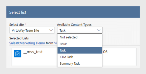 Content types