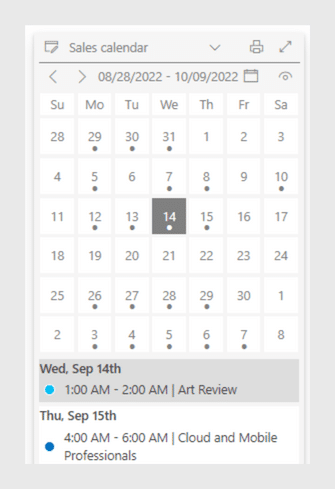 Easy Navigation Between Dates
