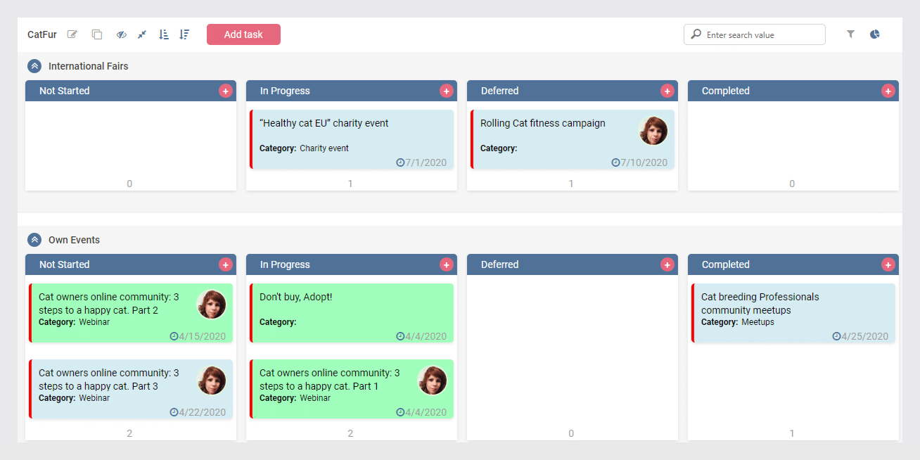 Virto Kanban Board