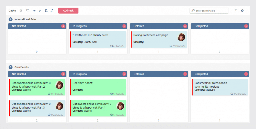 Virto Kanban Board