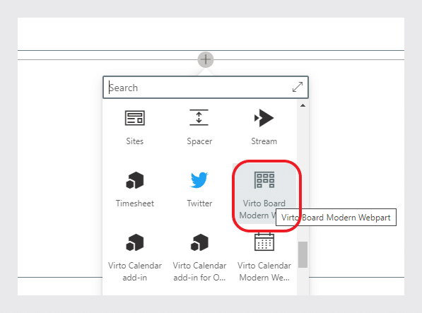 Add Virto Kanban Board Modern web Part