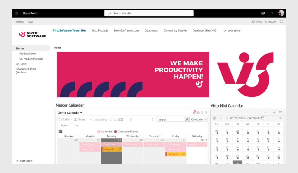 Calendar Overlay Pro by Virto