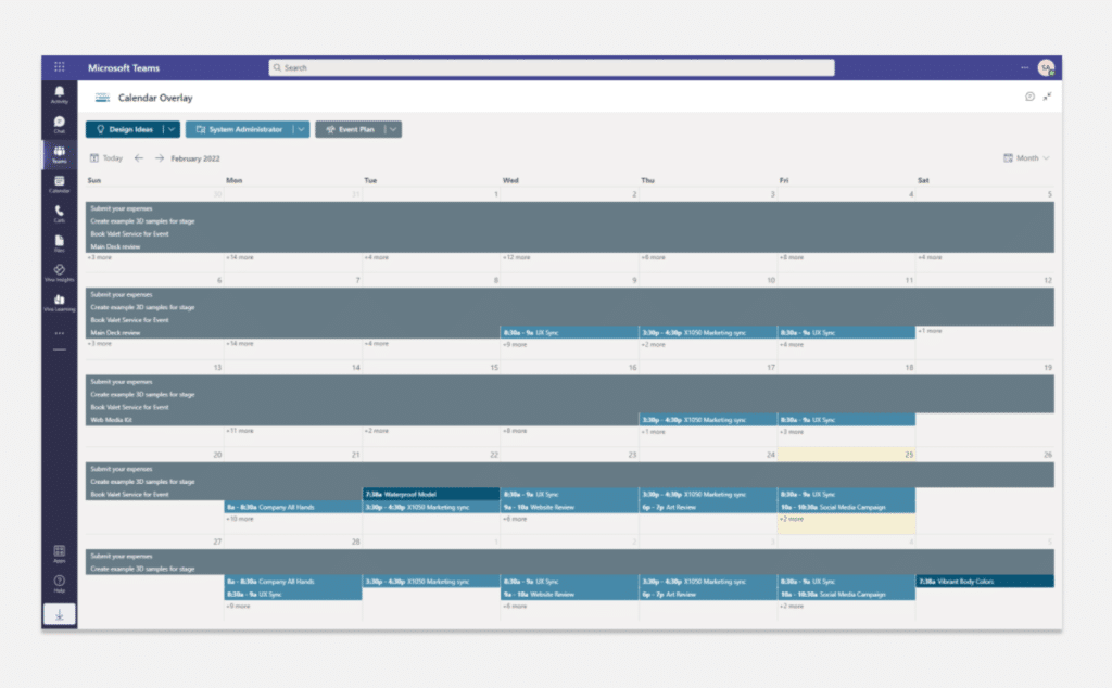 Cloudwell Calendar Overlay\u00a0