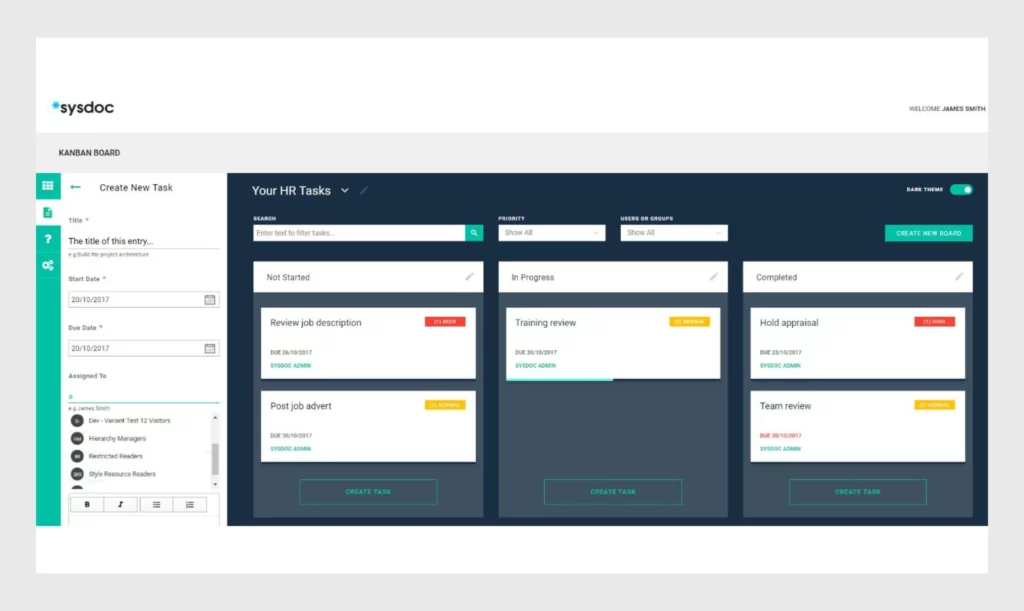 sysdoc kanban