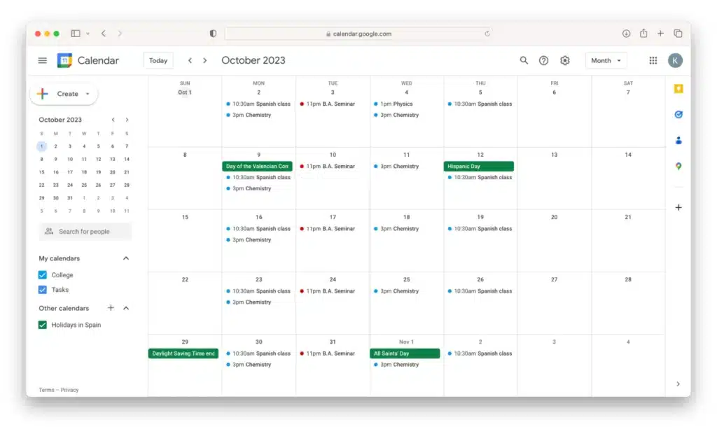 Google Calendar