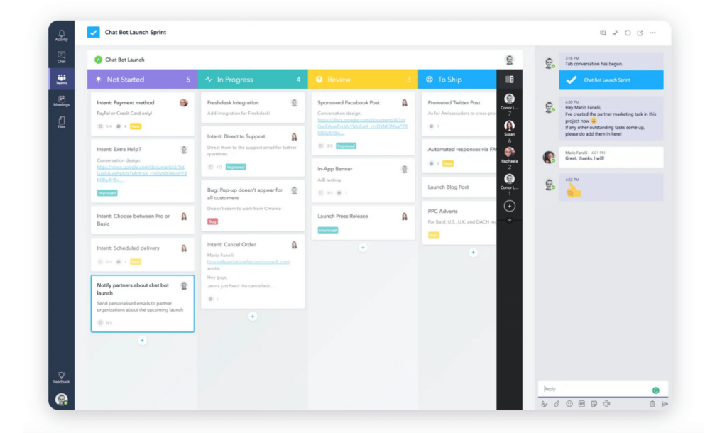 MeisterTask\u00a0 in Microsoft Teams