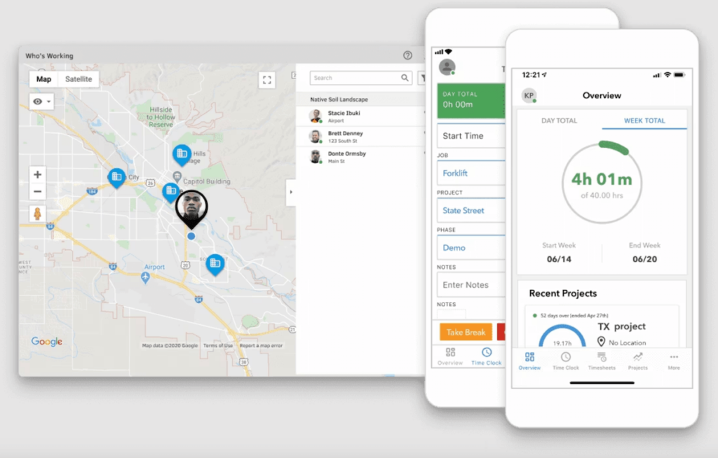 Former TSheets (now QuickBooks Time) scheduling app for employees  