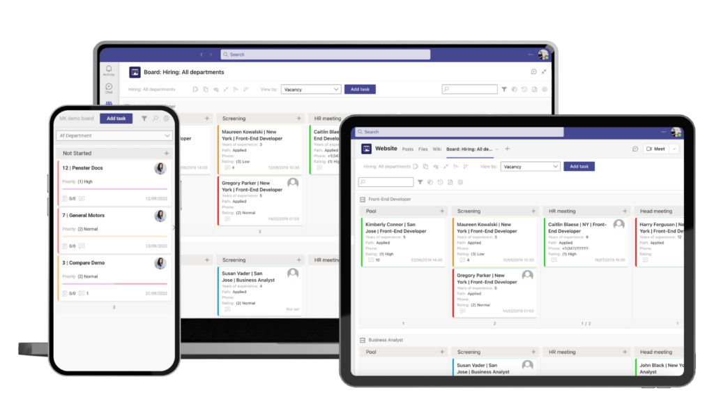 Virto Kanban Board App for Microsoft Teams
