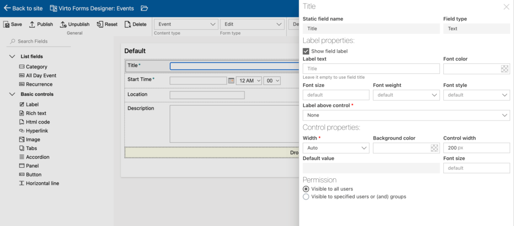 create and edit a SharePoint form