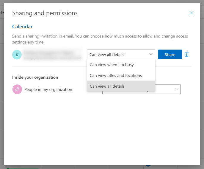 How to add someone to a group calendar in Outlook