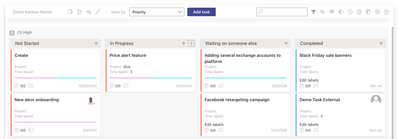 virto kanban board for M365