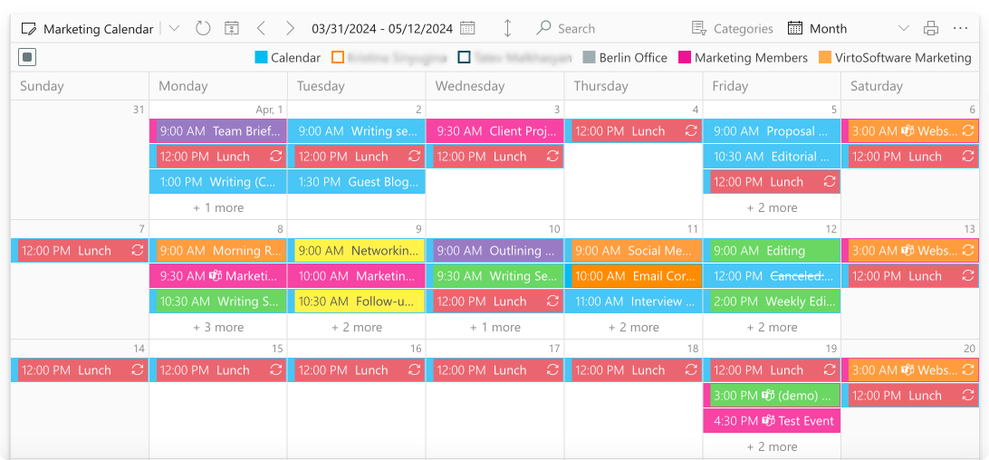 Virto Calendar.