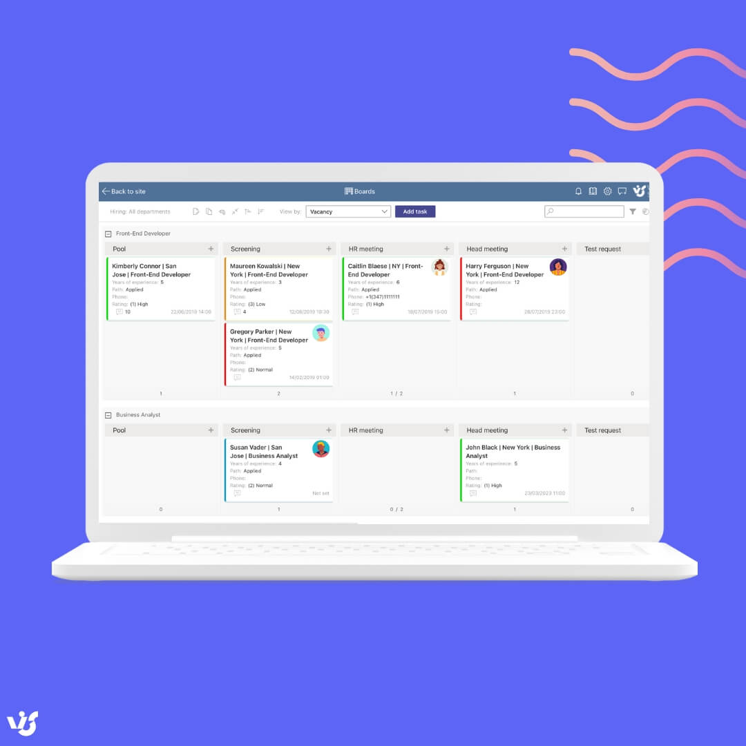 Virto Kanban Board App.