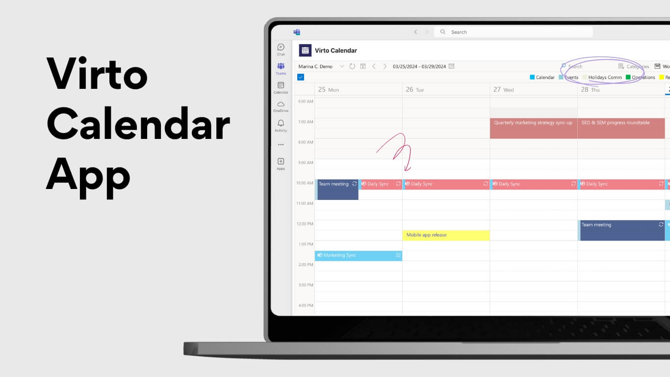 Introducing the Virto Calendar App.