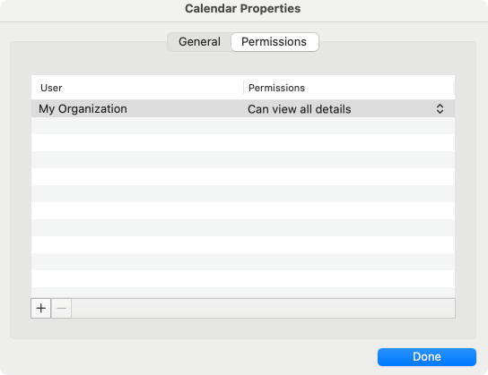 Ensuring your Mac Outlook calendar is shared appropriately with relevant people in your organization.\u00a0