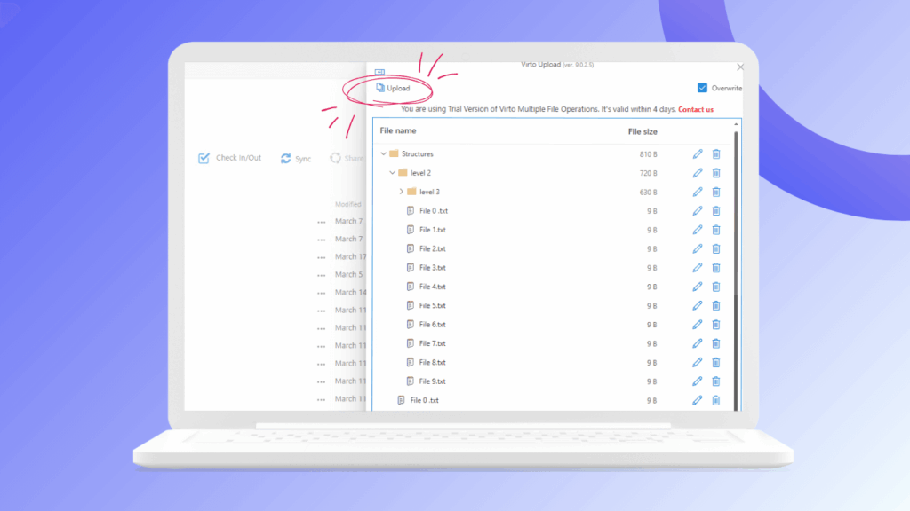 Virto Multiple File Operations.