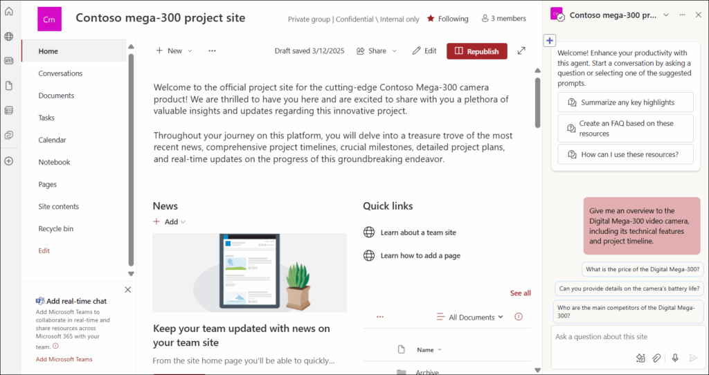SharePoint AI