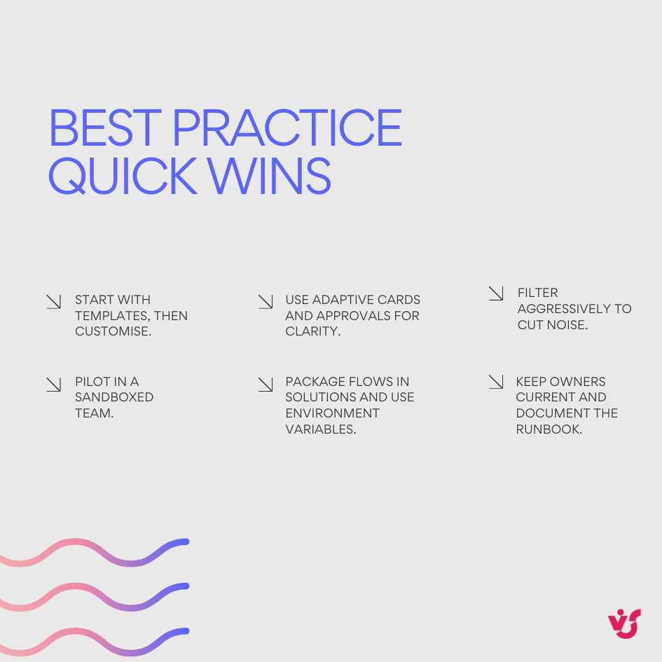 Best practice quick wins